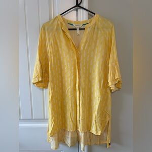 Matilda Jane Size Medium Yellow Women's Top